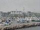 The harbor on Block Island where the ferry lands.