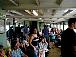 It was a small ferry with standing room only. This just a picture of the crowd